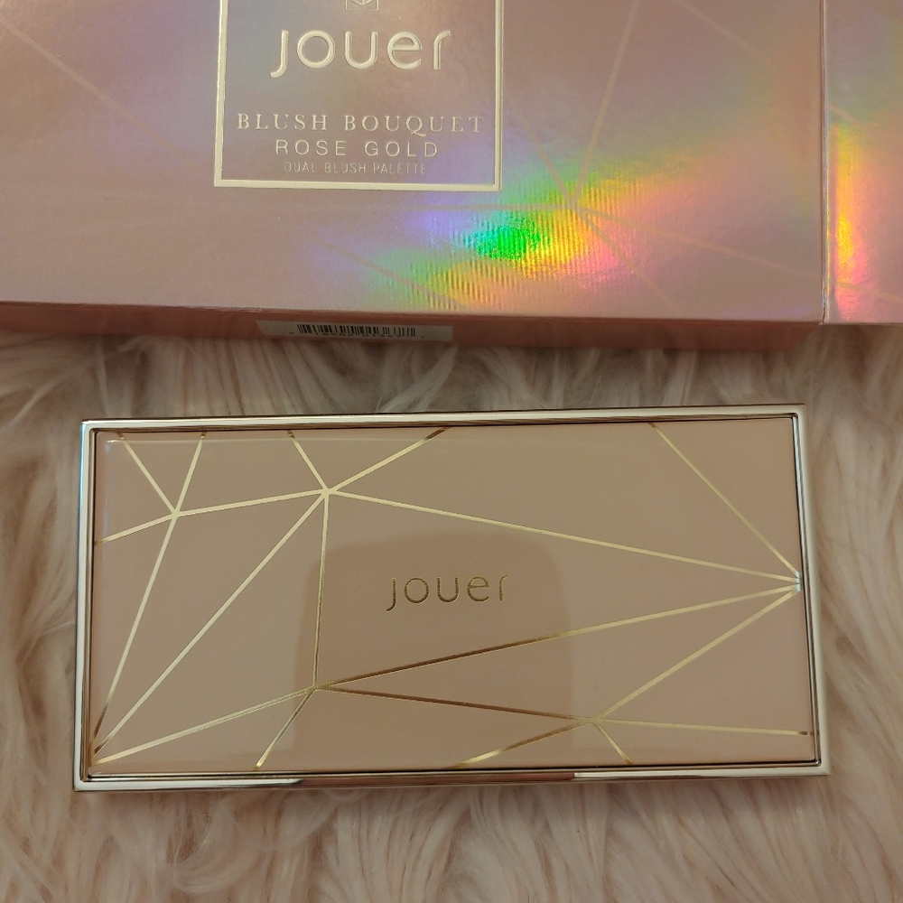 💖FIRM! NWT JOUER BLUSH BOUQUET ROSE GOLD MARIGOLD & ROSE PETAL PALETTE